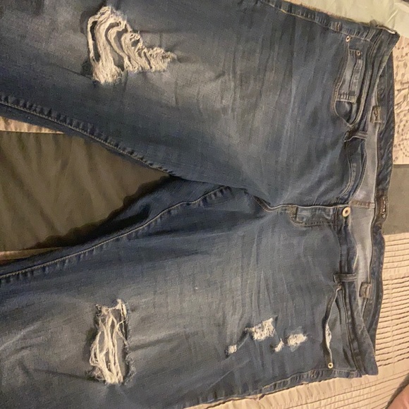 torrid Denim - Boyfriend stretch straight leg Capri/cropped pants